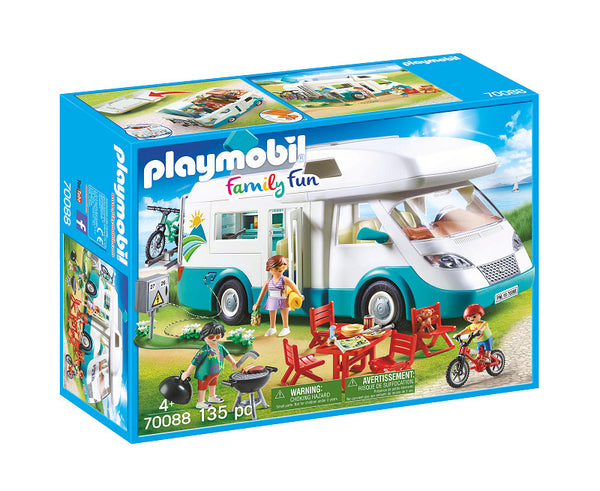 Playmobil Family Fun Camper met Familie - 70088