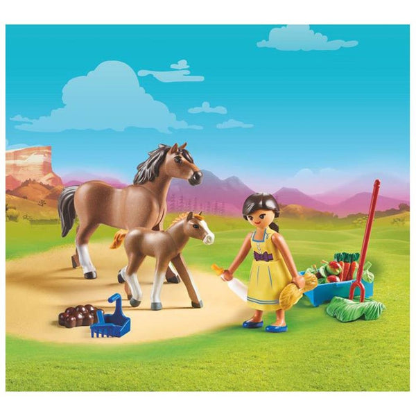 Playmobil 70122 Dreamworks Spirit Paard en Veulen met Pru