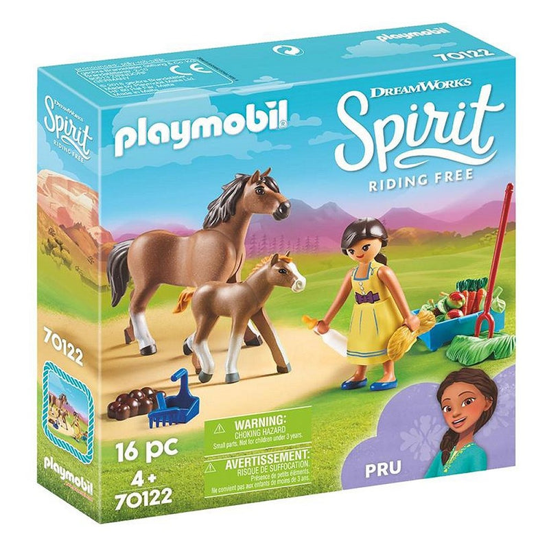 Playmobil 70122 Dreamworks Spirit Paard en Veulen met Pru