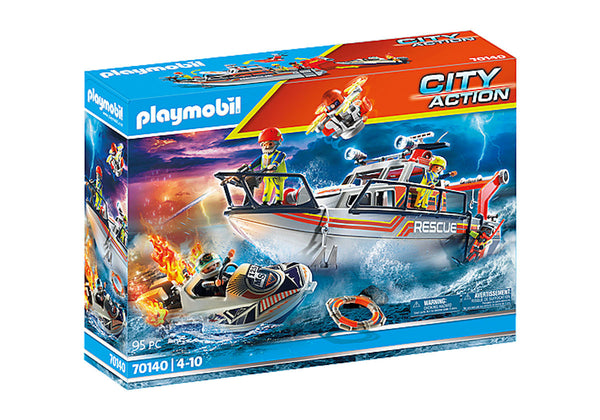 Playmobil 70140 City Action Brandbestrijdingsmissie Op Zee
