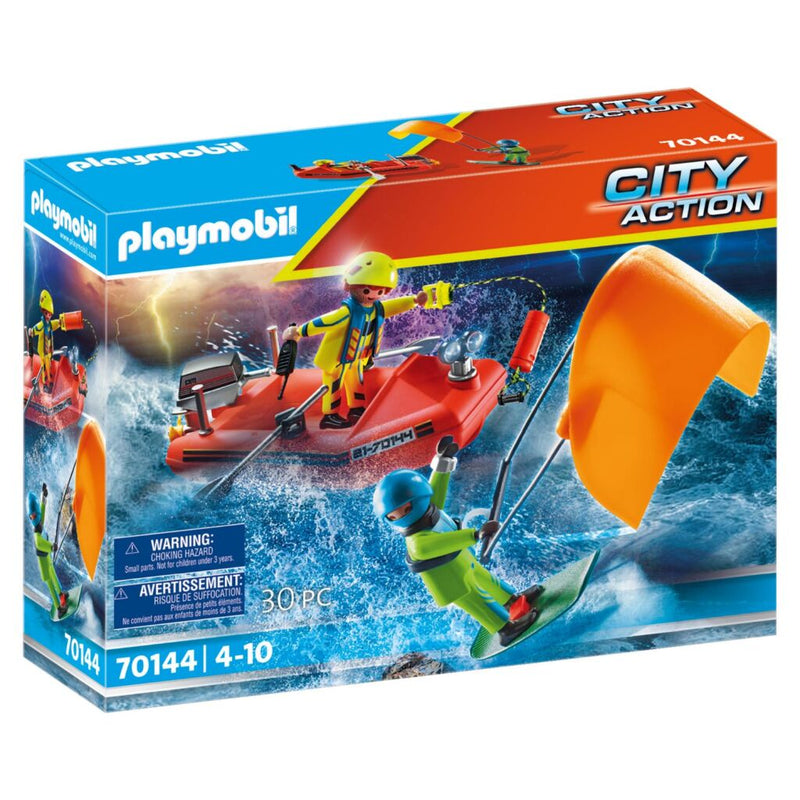 Playmobil 70144 City Action Redding Op Zee Kitesurfer