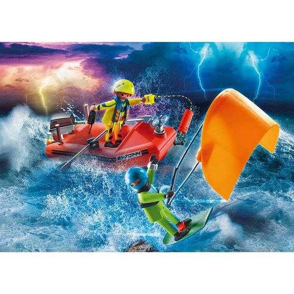 Playmobil 70144 City Action Redding Op Zee Kitesurfer