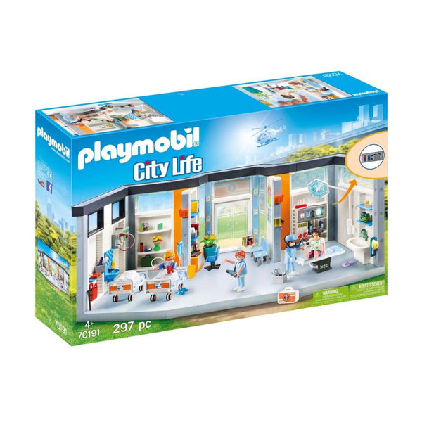 Playmobil 70191 City Life Ziekenhuisafdeling met 4 Figuren en Accessoires