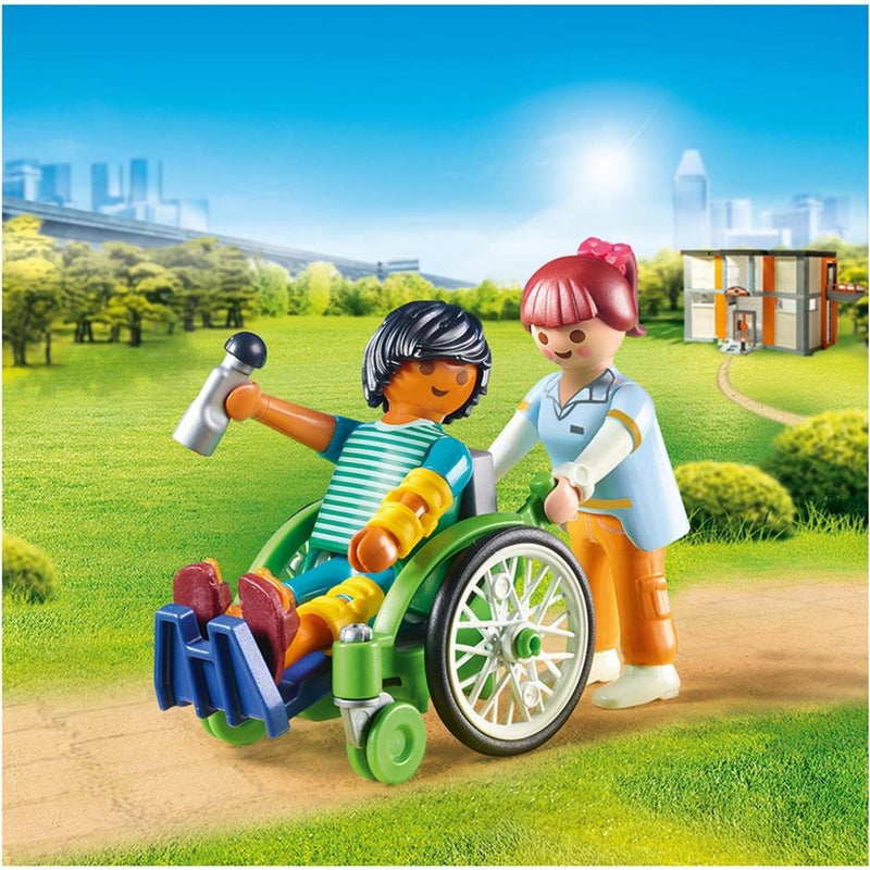 Playmobil City Life Patient in rolstoel