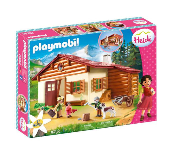 Playmobil 70253 Heidi met Grootvader bij de Alpenhut