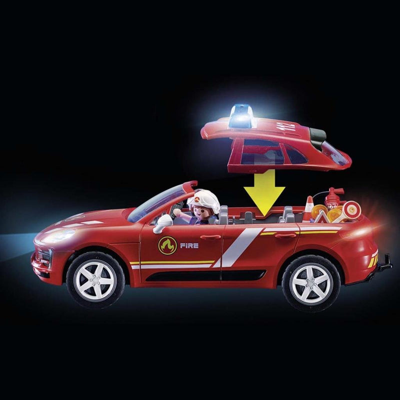 Playmobil 70277 Porsche Macan S Brandweerauto + Licht en Geluid