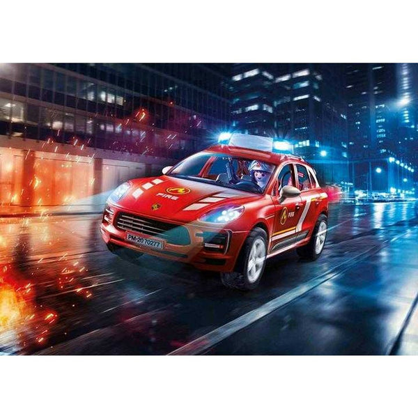 Playmobil 70277 Porsche Macan S Brandweerauto + Licht en Geluid