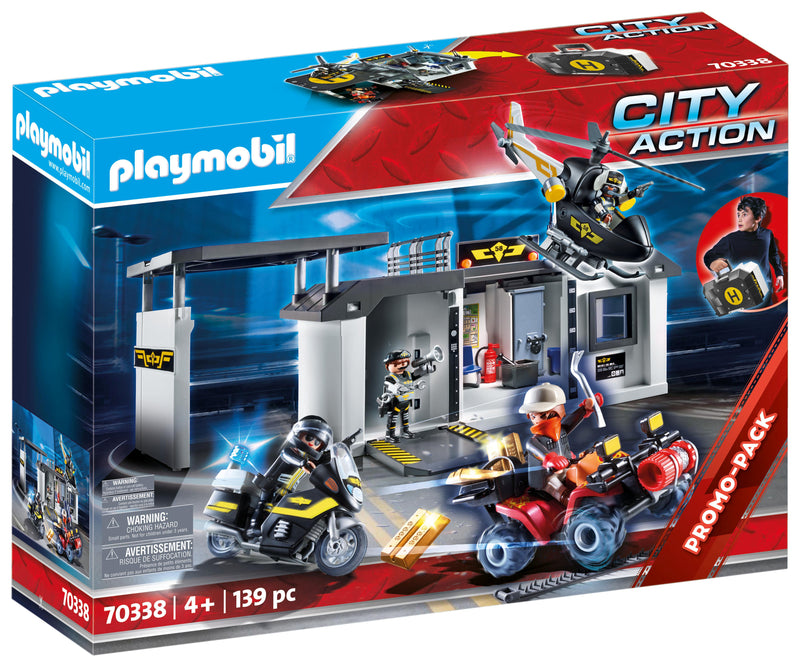 Playmobil 70338 City Action SEK Hoofdkantoor Koffer + Licht