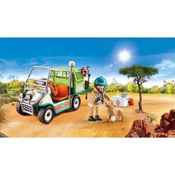 Playmobil 70346 Family Fun Dierenverzorger met Voertuig