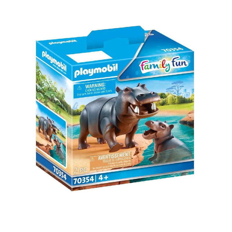 Playmobil 70354 Family Fun Nijlpaard met Baby