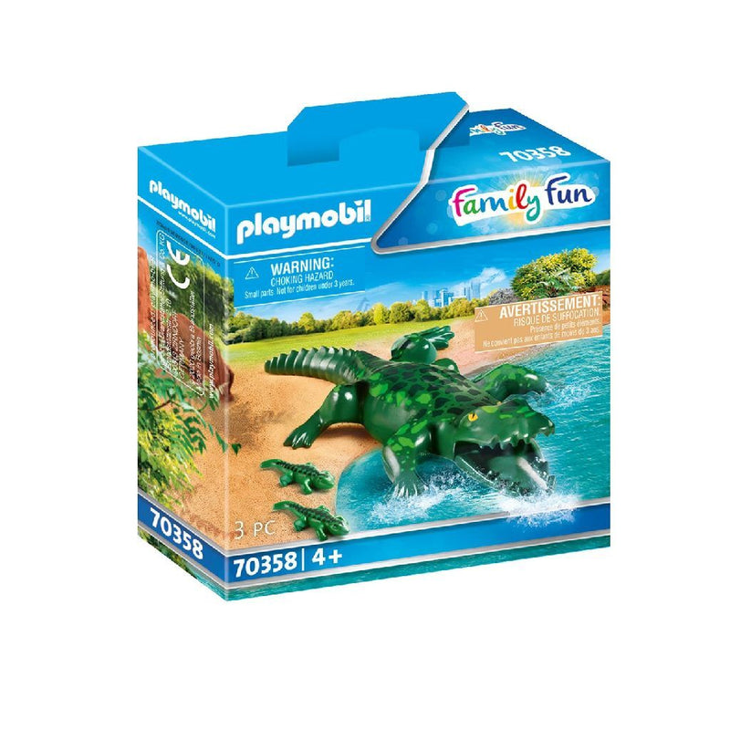 Playmobil 70358 Family Fun Alligator met Baby&