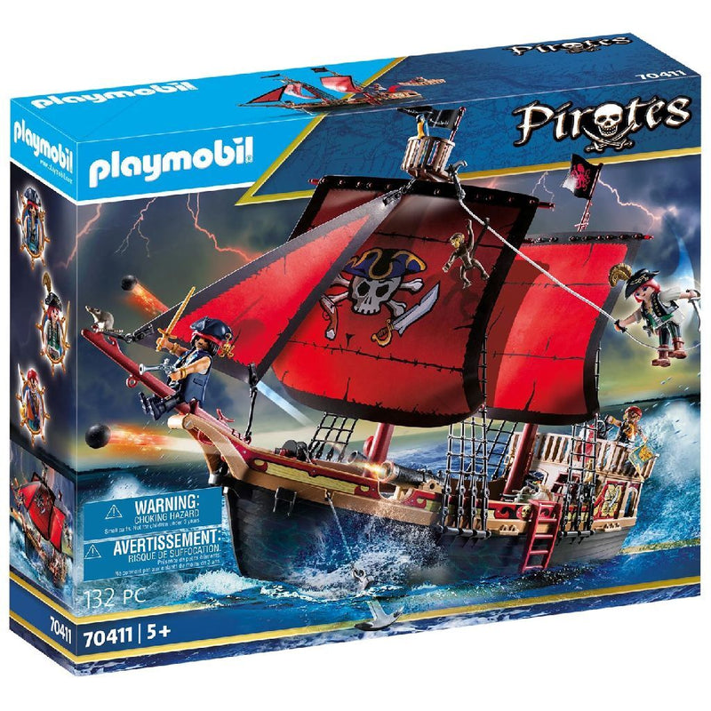 Playmobil Pirates Piratenschip, 132dlg. - 70411