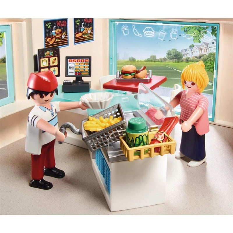 Playmobil 70540 City Live Hamburgertent