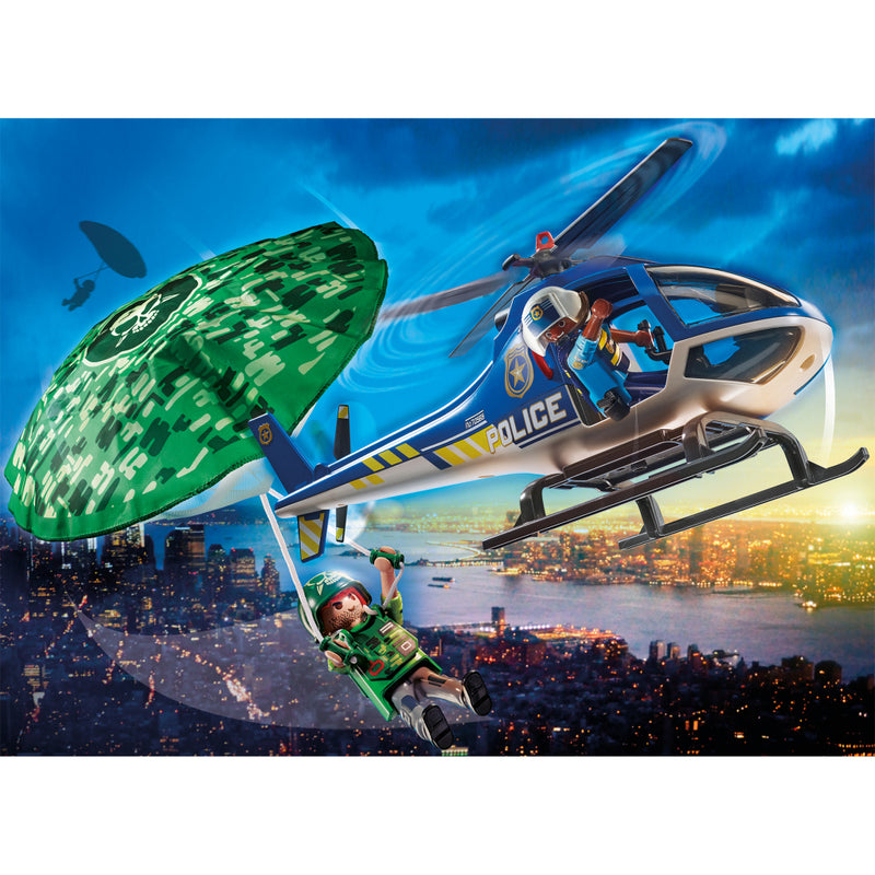 Playmobil 70569 City Action Politiehelikopter Parachute-Achtervolging
