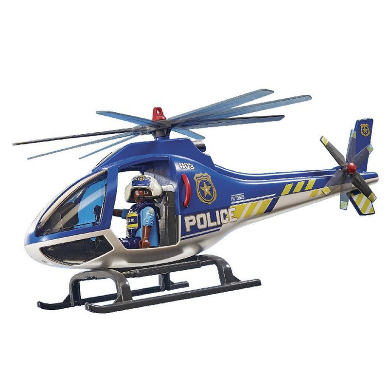 Playmobil City Action Politiehelikopter - Parachute Achtervolging - 70569