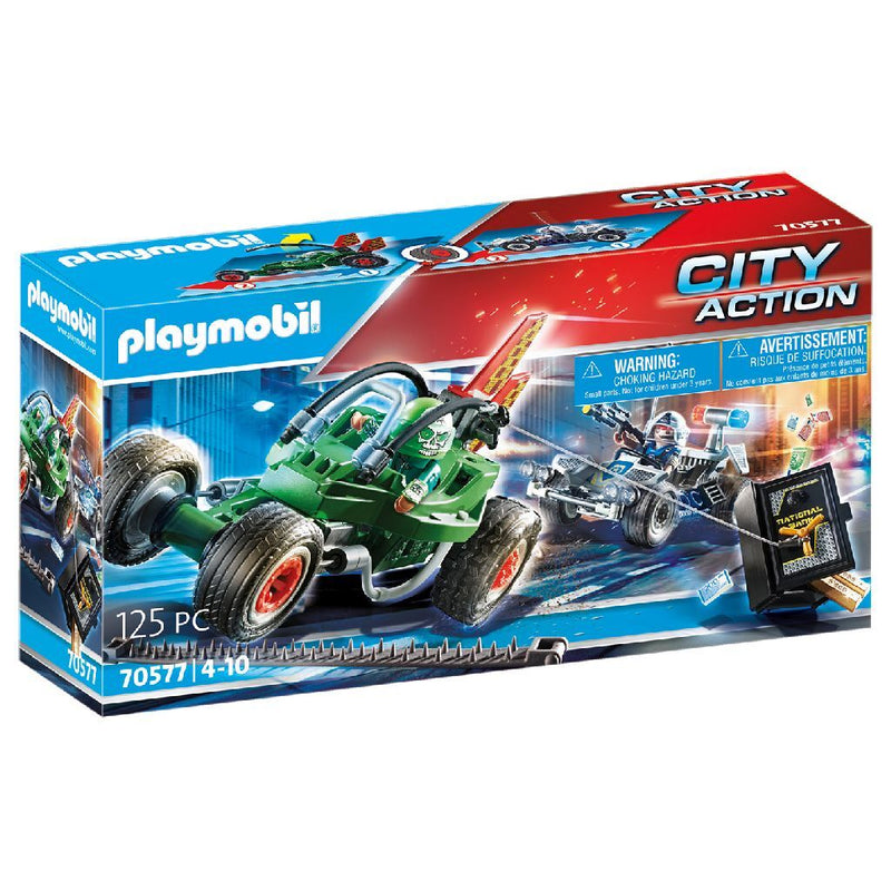 Playmobil City Action Politiekart Achtervolging van de Kluis