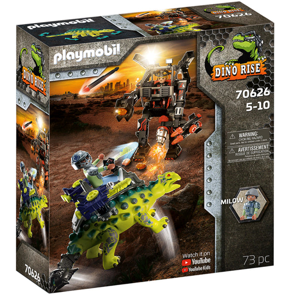 Playmobil Dinos Saichania verdediging van de vechtersbazen