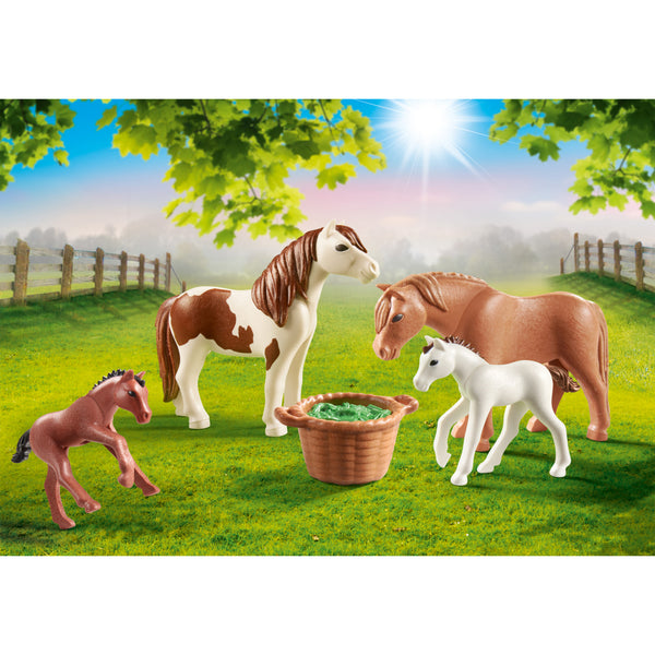 Playmobil Country Pony's met Veulens - 70682