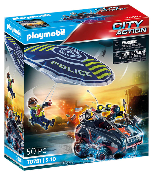 Playmobil City Action achtervolging van het amfibievoertuig