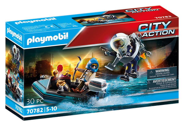 Playmobil City Action Politiejetpack Arrestatie van de Kunstdief - 70782