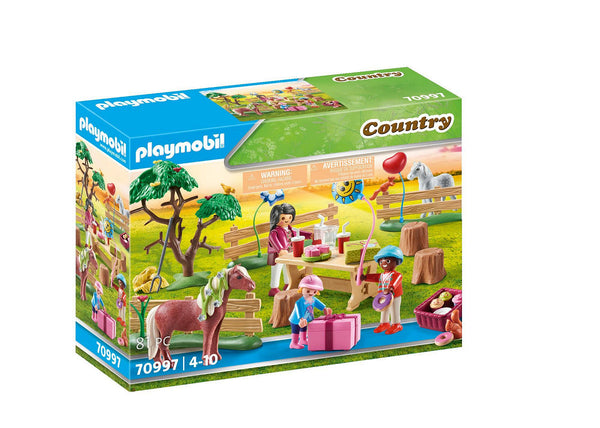 Playmobil Country Kinderverjaardagsfeestje op de Ponyboerderij - 70997