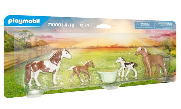 Playmobil Country 2 IJslandse pony AND apos;s met veulens