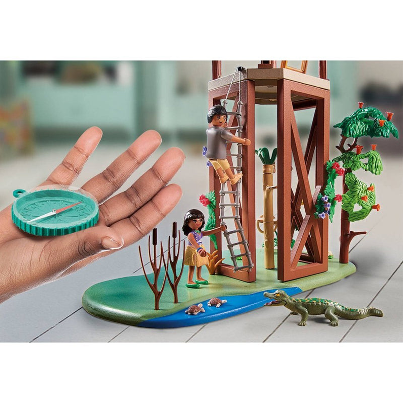 Playmobil Wiltopia Onderzoeksstation met Kompas - 71008