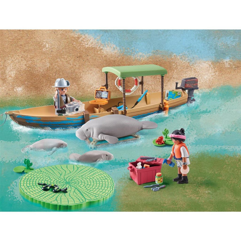 Playmobil 71010 Wiltopia Boottocht Zeekoeien + Geluid