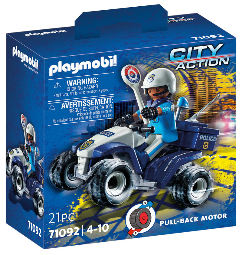 Playmobil 71092 City Action Politie Speed Quad