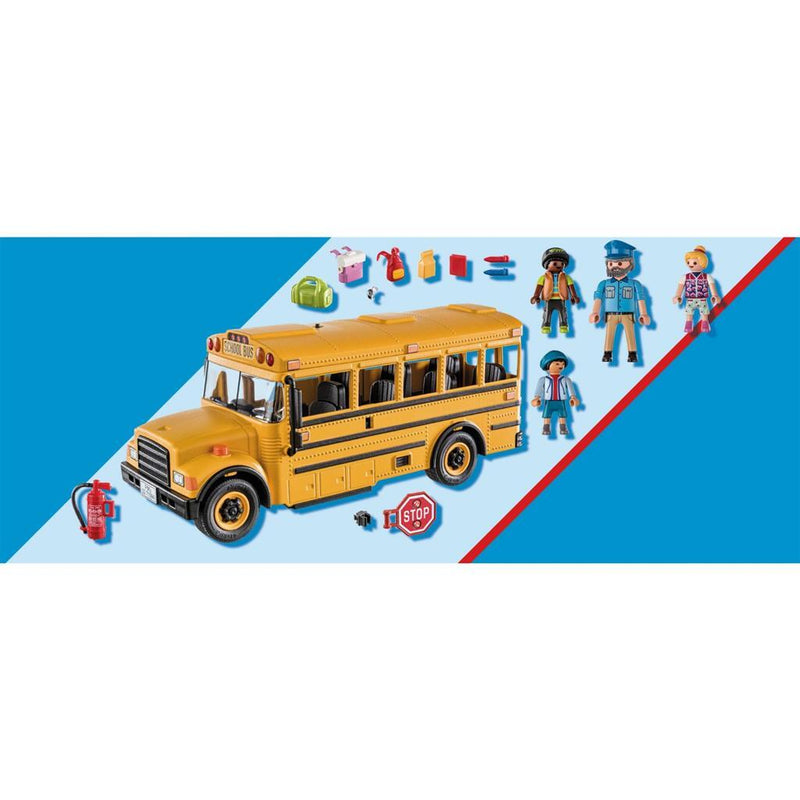 Playmobil 71094 City Life Amerikaanse Schoolbus + Licht