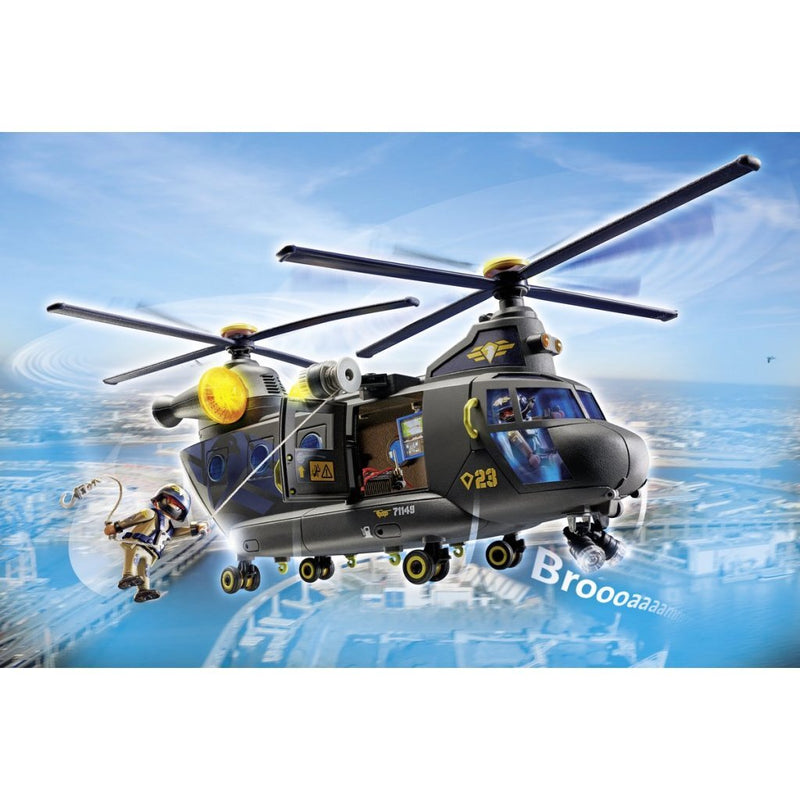 Playmobil 71149 City Action Reddingshelikopter + Licht en Geluid