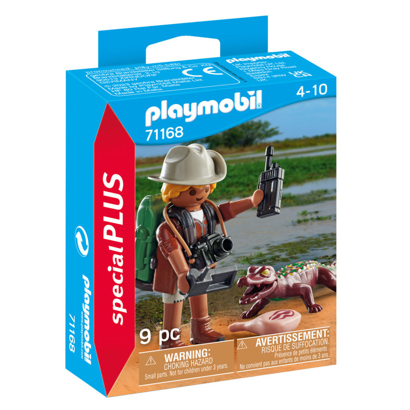 Playmobil Specials Onderzoeker met Jonge Kaaiman - 71168