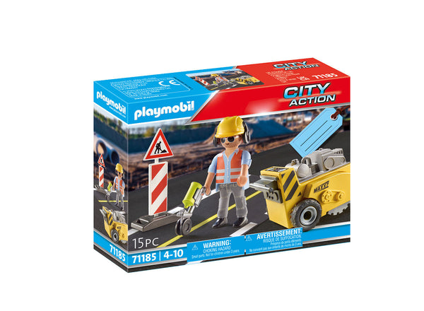 Playmobil City Action 71185 Bouwvakker met randensnijder