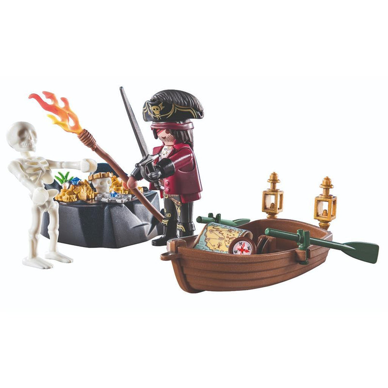 Playmobil Starterpack Piraat met roeiboot