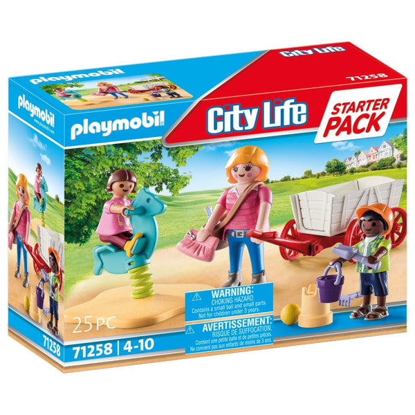 Playmobil Starterpack opvoeder met bolderwagen