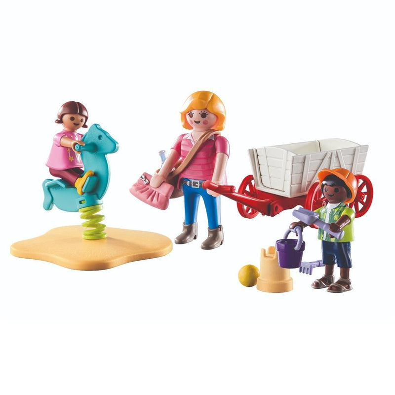 Playmobil Starterpack opvoeder met bolderwagen