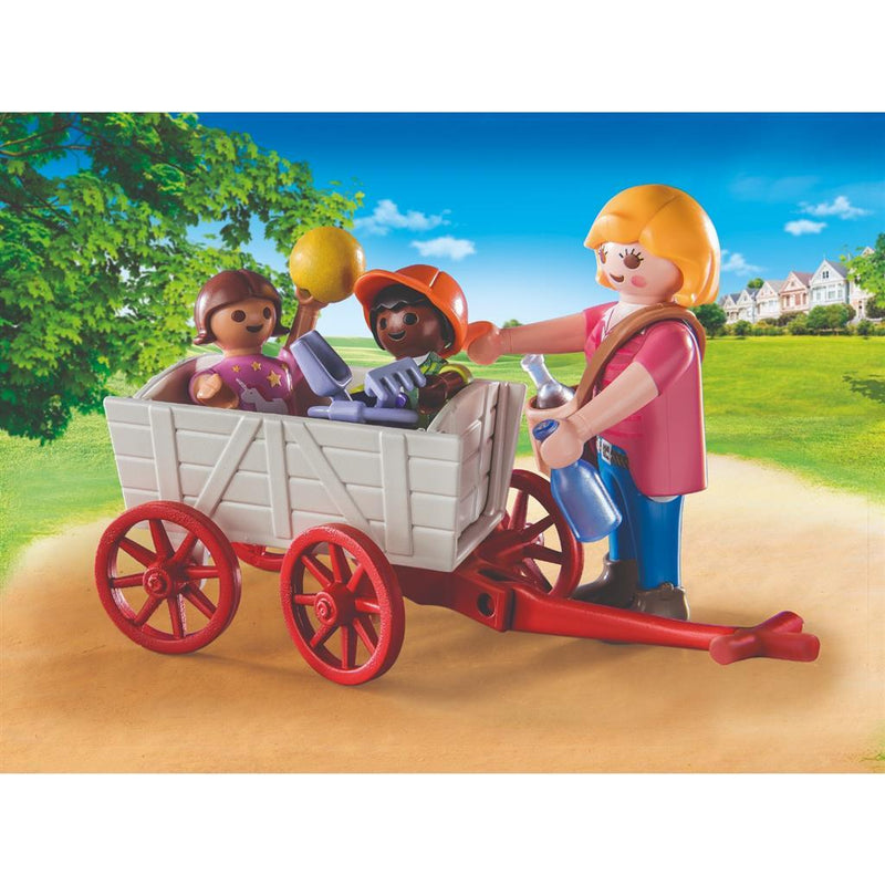 Playmobil Starterpack opvoeder met bolderwagen