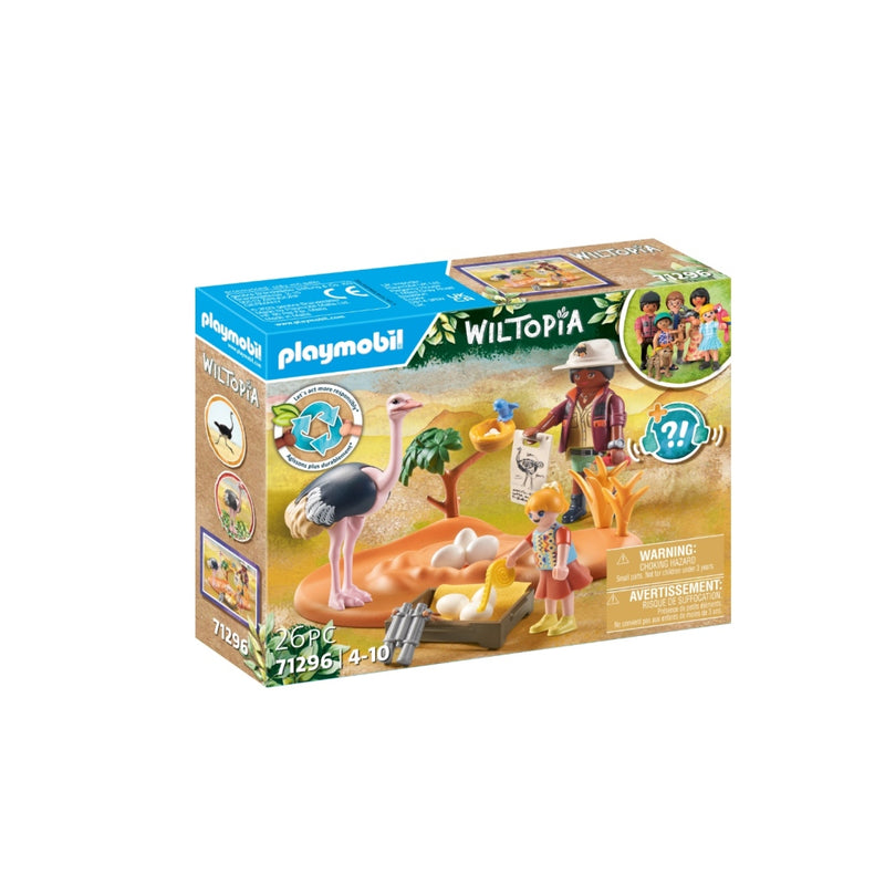Playmobil Wiltopia Op Bezoek bij Papa Struisvogel - 71296