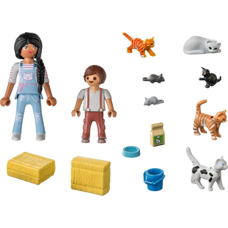 Playmobil Country Kattenfamilie