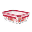 Emsa 513920 Clip &amp; Close Glazen Vershouddoos 1.3L Rood