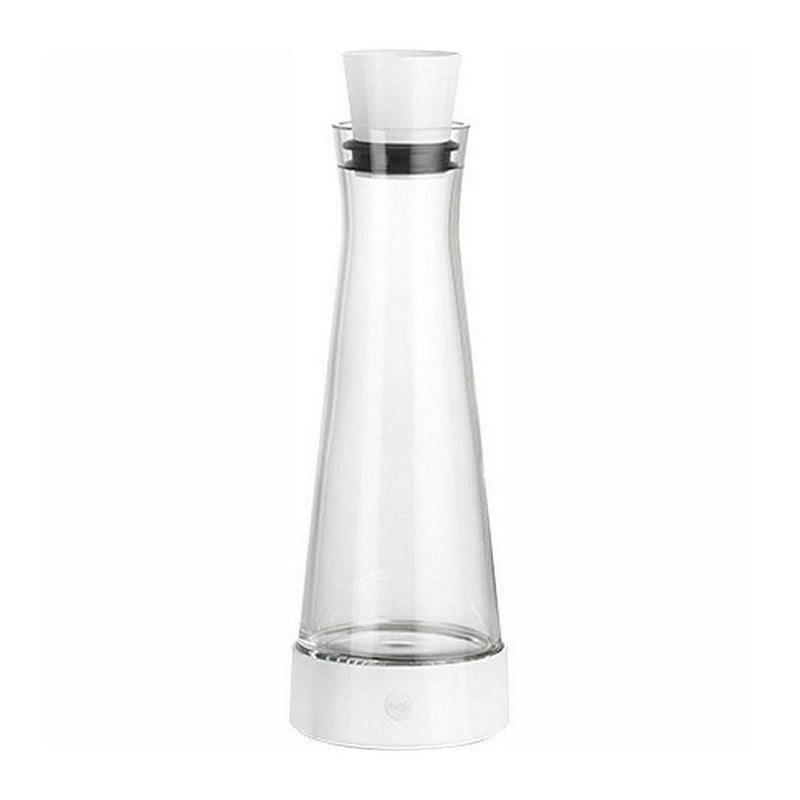 Emsa 515475 Flow Slim Friends Karaf met Koelelement 1L Glas/Wit
