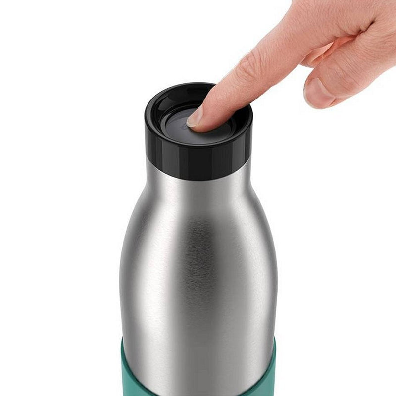 Emsa N3110600 Bludrop Sleeve Isoleerdrinkfles 0.5L Groen
