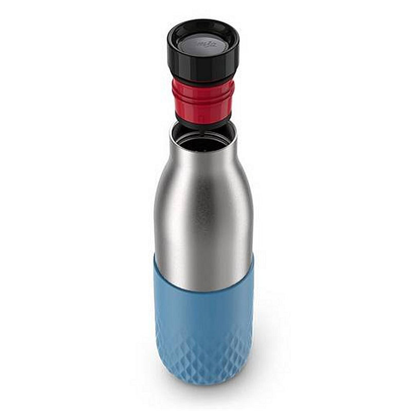 Emsa N3110700 Bludrop Sleeve Isoleerdrinkfles 0.5L Blauw