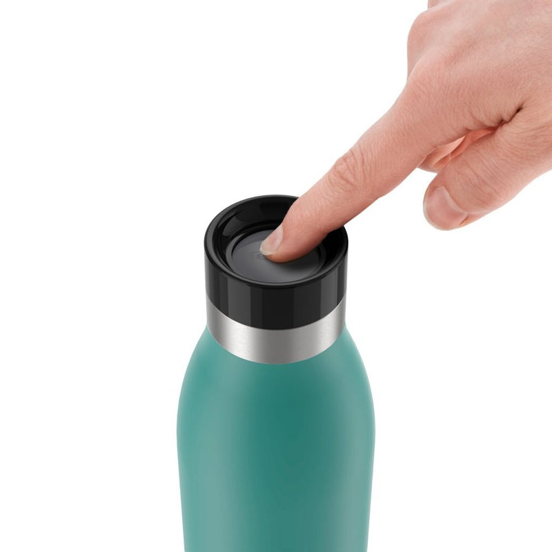 Emsa N3110200 Bludrop Basic Isoleerdrinkfles 0.5L Groen