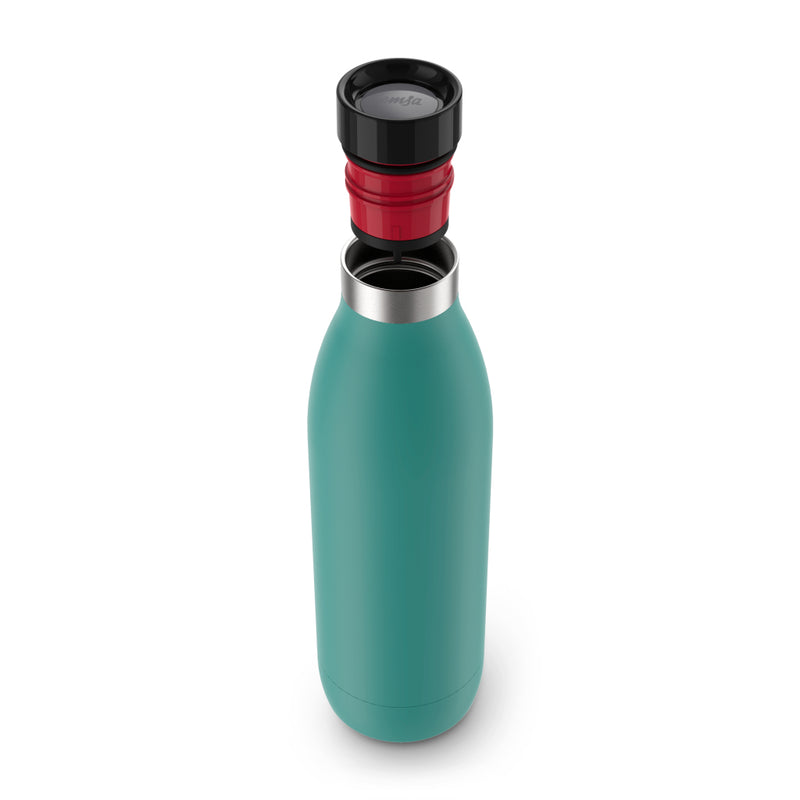 Emsa N3111000 Bludrop Basic Waterfles 0.7L Groen/Zwart