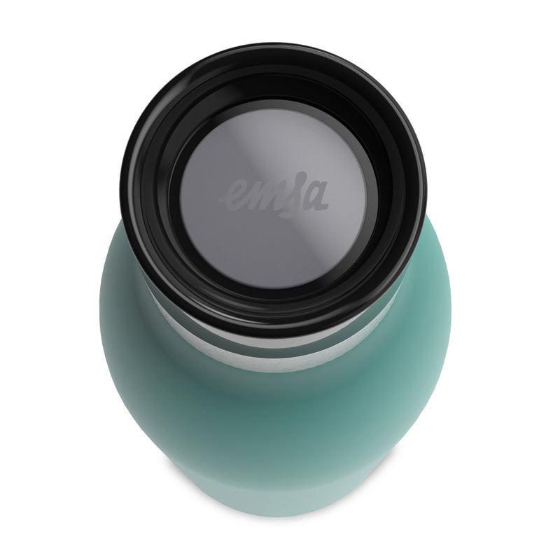 Emsa N3111000 Bludrop Basic Waterfles 0.7L Groen/Zwart