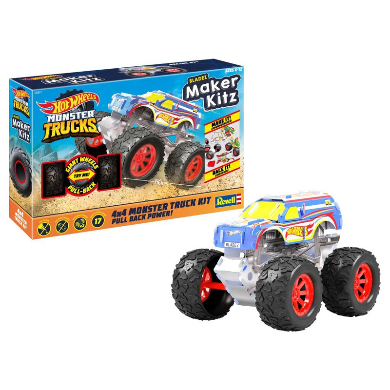 Revell Hotwheels Maker Kitz Monster Trucks Racing