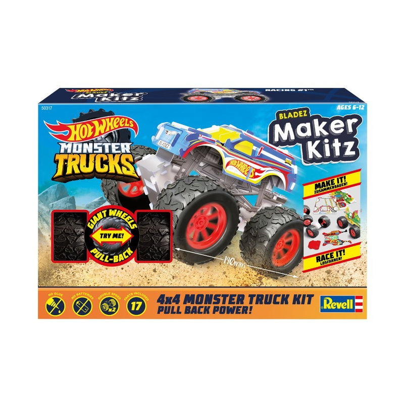 Revell Hotwheels Maker Kitz Monster Trucks Racing