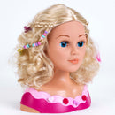Kapkop met Make-Up en Haar-Accessoires 33 cm