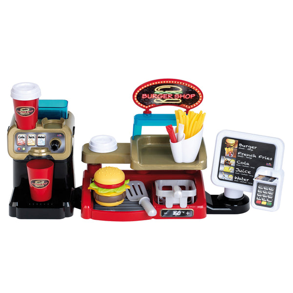 Fastfood Burgershop met Licht en Gluid + Accessoires